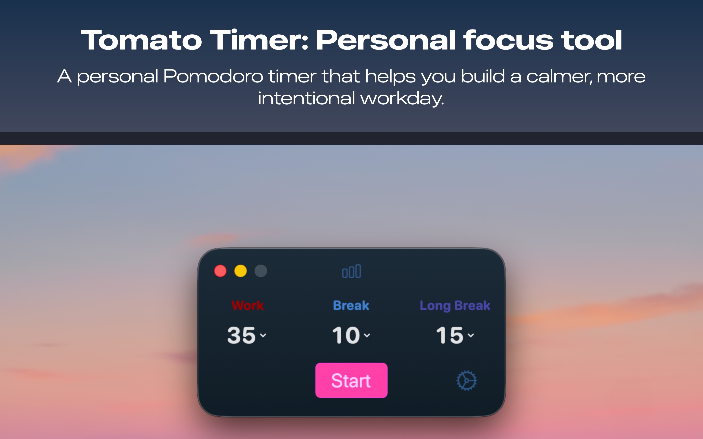 Tomato Timer for Mac Screenshot
